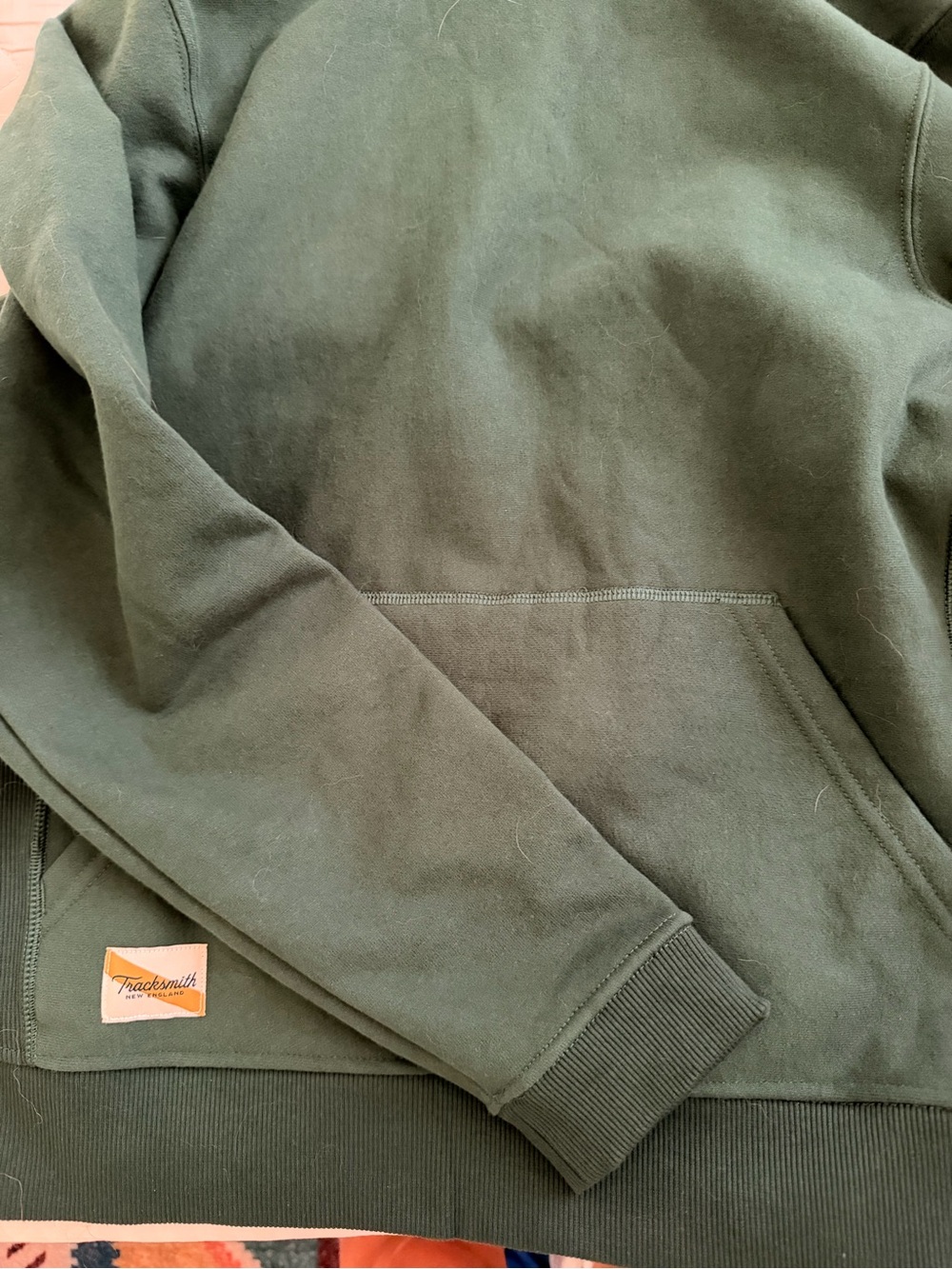 Tracksmith Forest Green Women's Pullover Hoodie
